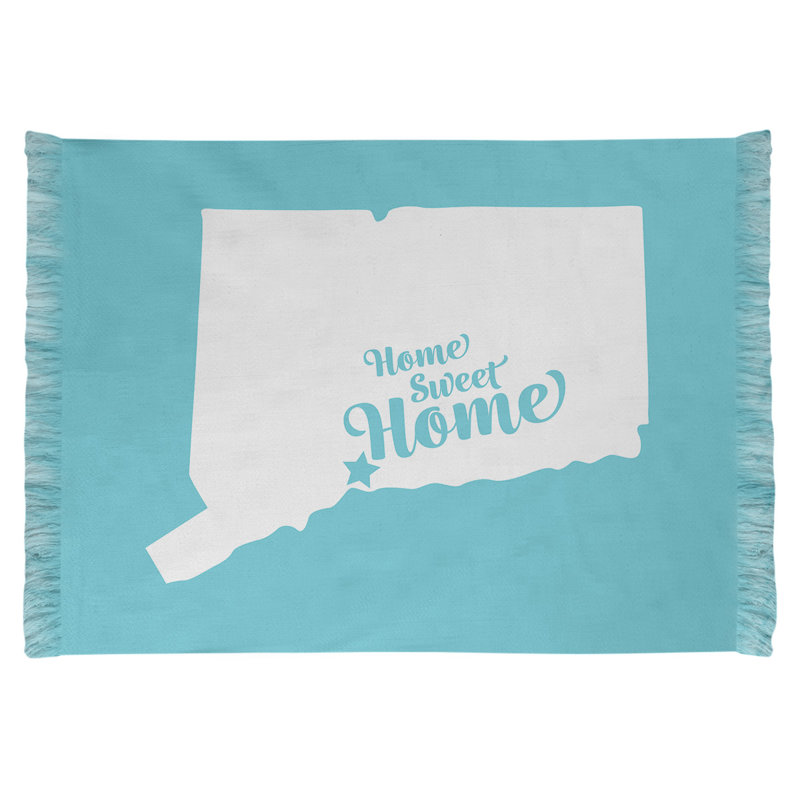Tapis bleu de new refuge home