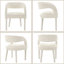 Chaises de salle à manger rembourrées modernes avec accoudoirs pour la cuisine / salle à manger / salon-729781008-729781005