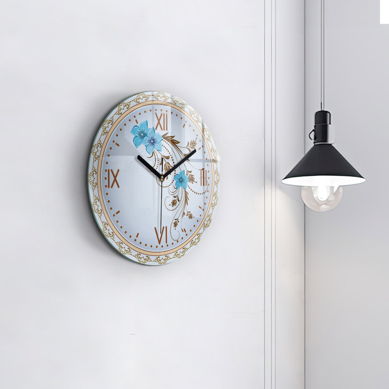 Glass Wall Clock