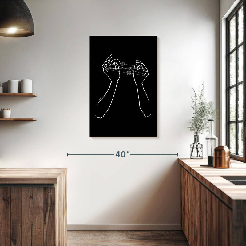 Oberle Hand Galaxy, 36" H x 24" W