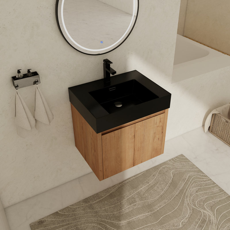 Meuble-lavabo simple avec plateau Eastpoint 23,63, Noir