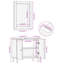 Brackenbury 62cm Single Bathroom Vanity Base Only