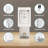 Anti-Theft Tablet Kiosk With Printer Shelf-109663661