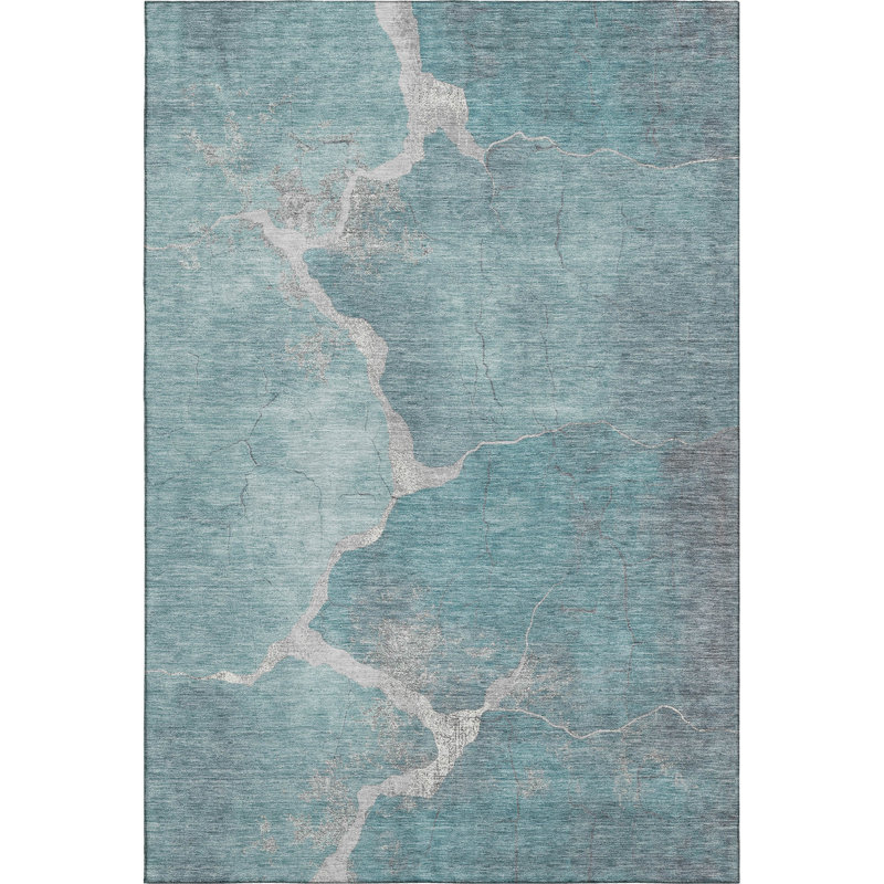 Premium Machine Washable Farolt AMF1889 Abstract Rug/AMF1889TE, Rectangle 8' x 10'