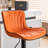 Swivel Height Adjustable Bar Stools Faux Leather Upholstered Counter Stools With Metal Frame-662277687