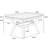 Transitional Shelved Dining Table - -colored Rectangular Home With Shelf For Space