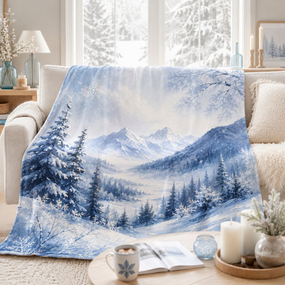 Couverture de Noël en pain d'épice rose avec cannes de bonbon, petits gâteaux, menthe poivrée et flocons de neige, jeté en flanelle pour canapé, lit et soirées des Fêtes, 40 po x 50 po