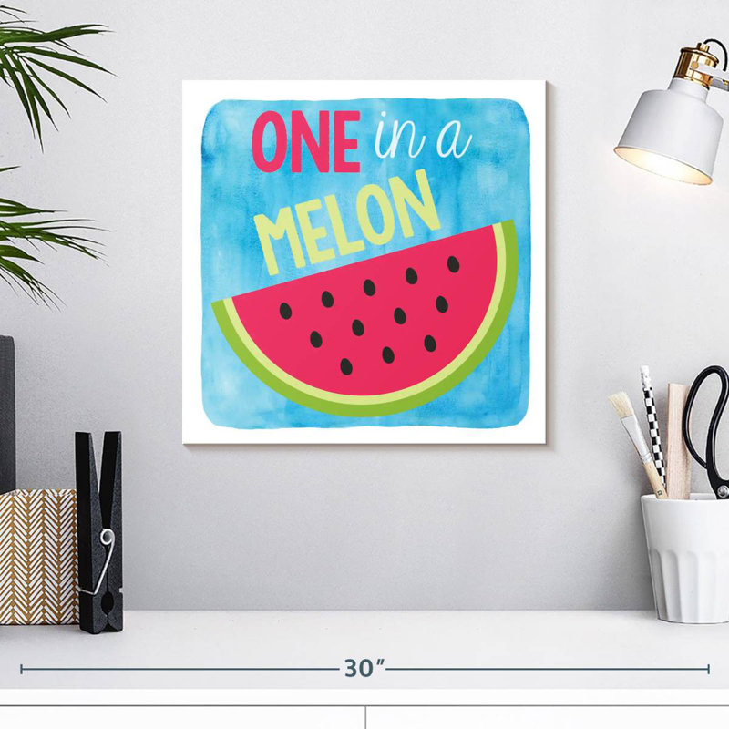 Ketti Melon Puns, 16" H x 16" W
