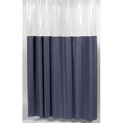 Rideau de douche simple en vinyle
