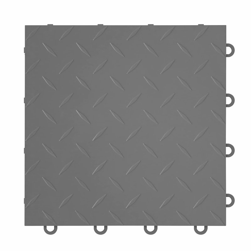 Carreau de plancher de garage 12 po x 12 po, Graphite