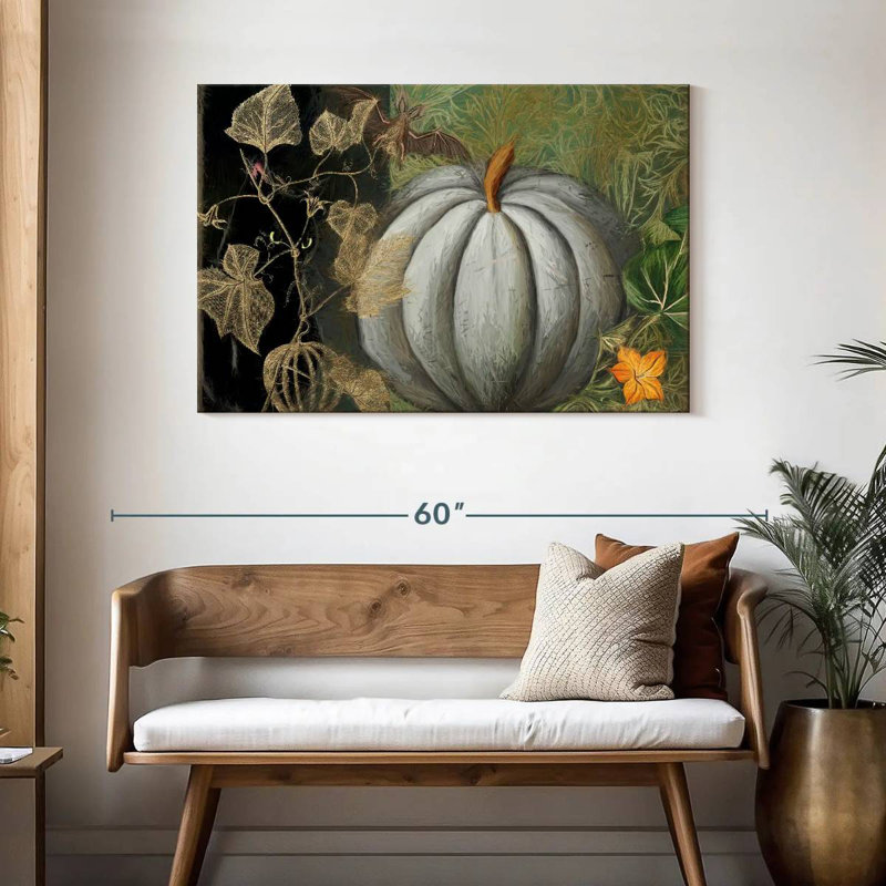 Yarlin Fresh Pumpkin, 30" H x 45" W