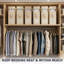Ensemble de 8 bacs de rangement pour draps en lin - Bacs de rangement pour draps avec 2 poignées, fenêtre transparente et pochettes pour étiquettes, organisateur de placard pliable pour literie et literie grand et très grand-2094422058-2094422059
