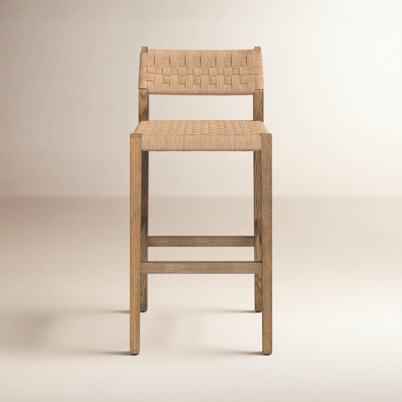 Mallory Woven Counter Stool, Bar Stool (30" Seat Height)