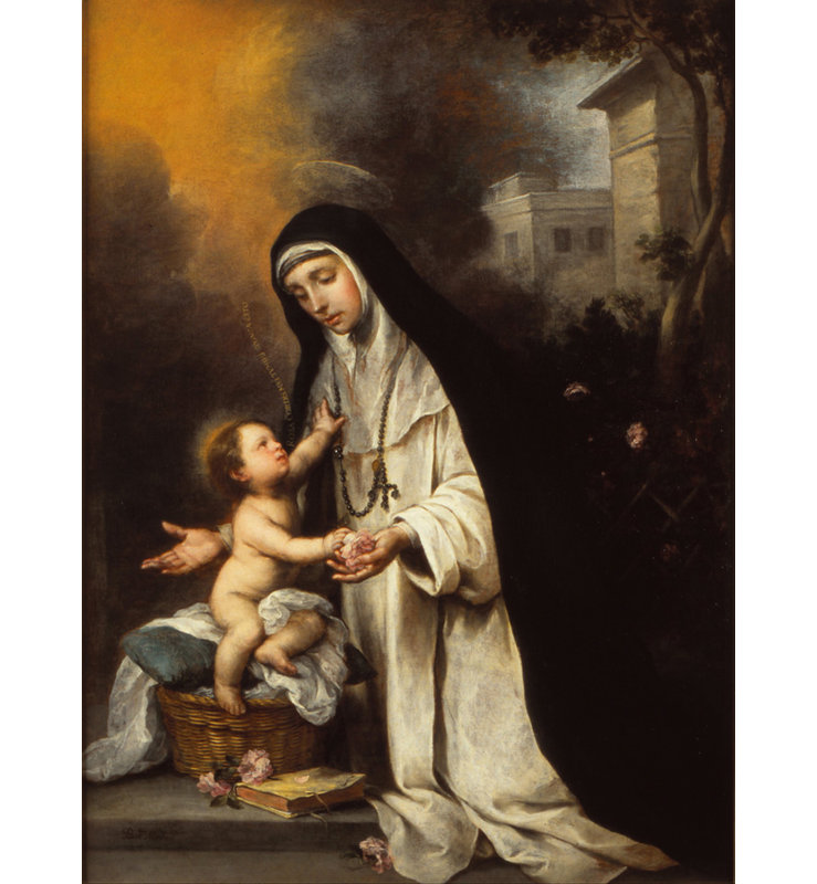 Sainte Rose de Lima, H 24 po x l 18 po