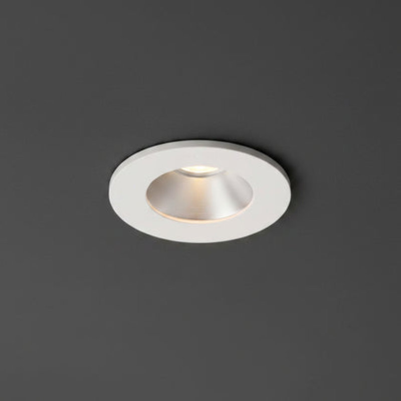 5 Watt White Recessed Ceiling Mounted Downlight, White