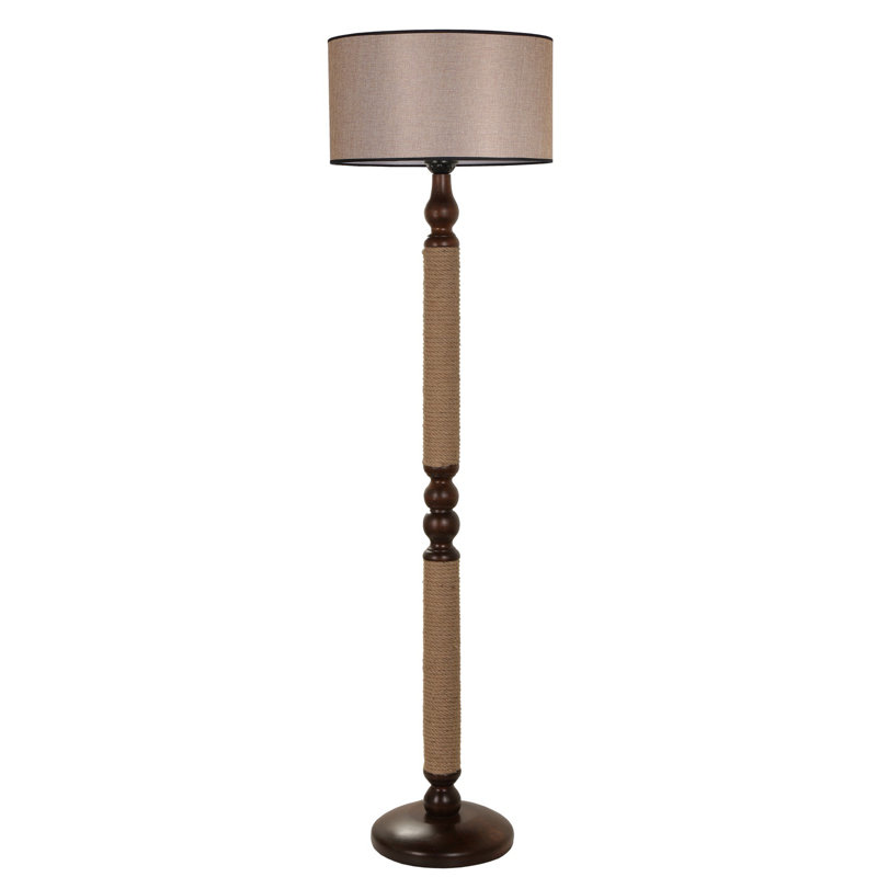 Lampe sur pied 73 po Vincenzo, Beige foncé