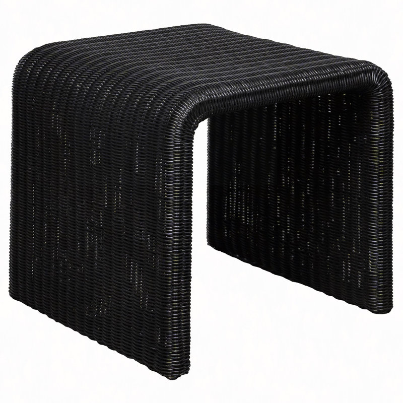 Table de bout carrée Gage, Noir