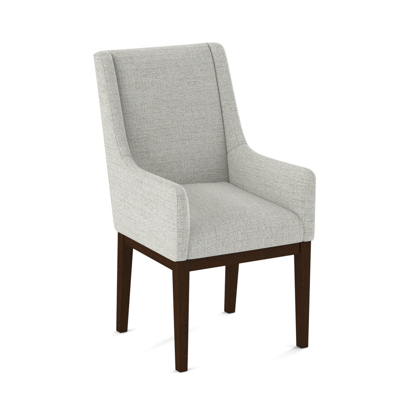 Upholstered Arm Chair, White, 61703-88