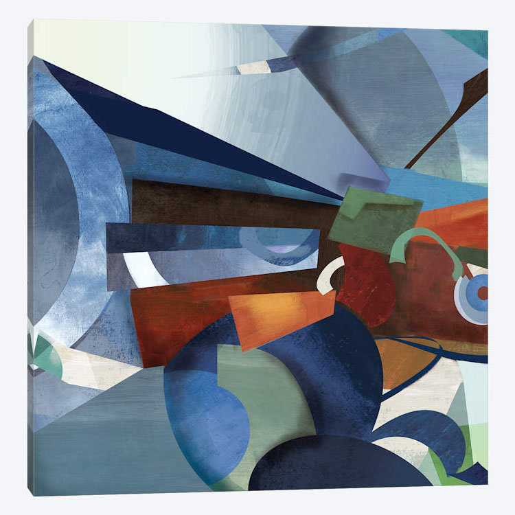« prism i », impression sur toile, H 26 po x l 26 po x P 1,5 po, Pas de tapis, Toile tendue