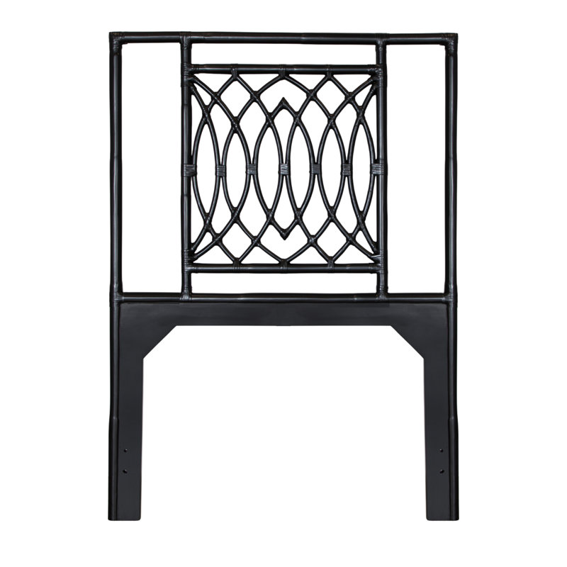 Beckham Open-Frame Headboard, Black, Twin