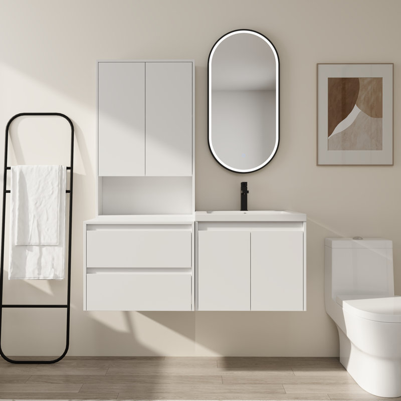Meuble-lavabo simple 48 po Modern