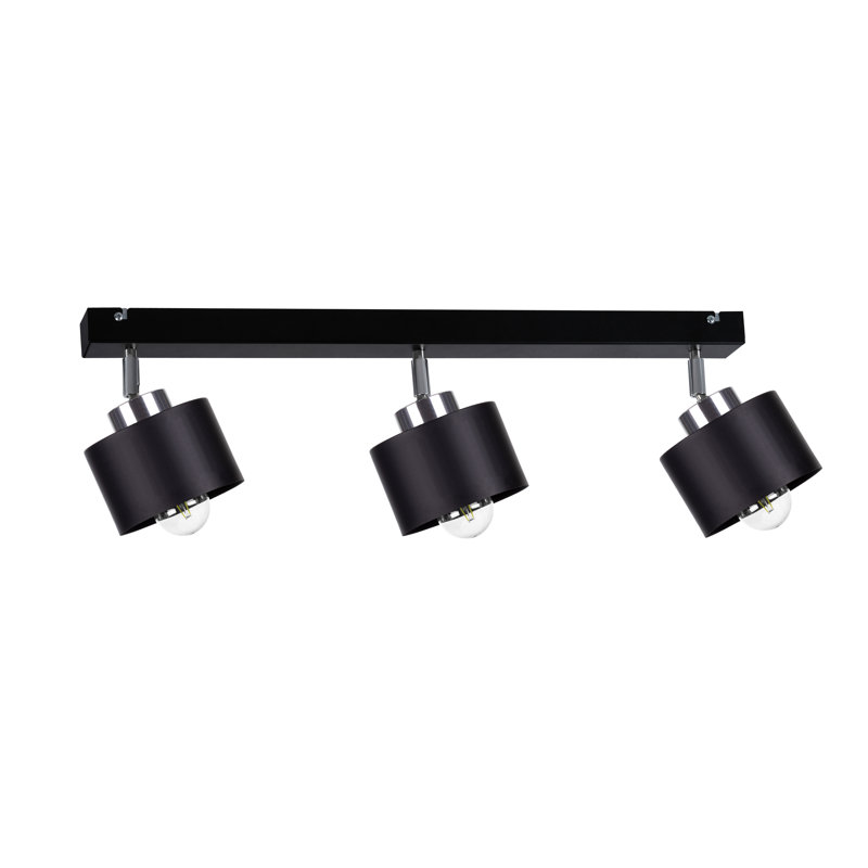 Jumanah Ceiling Spotlight, Black/Silver, Black