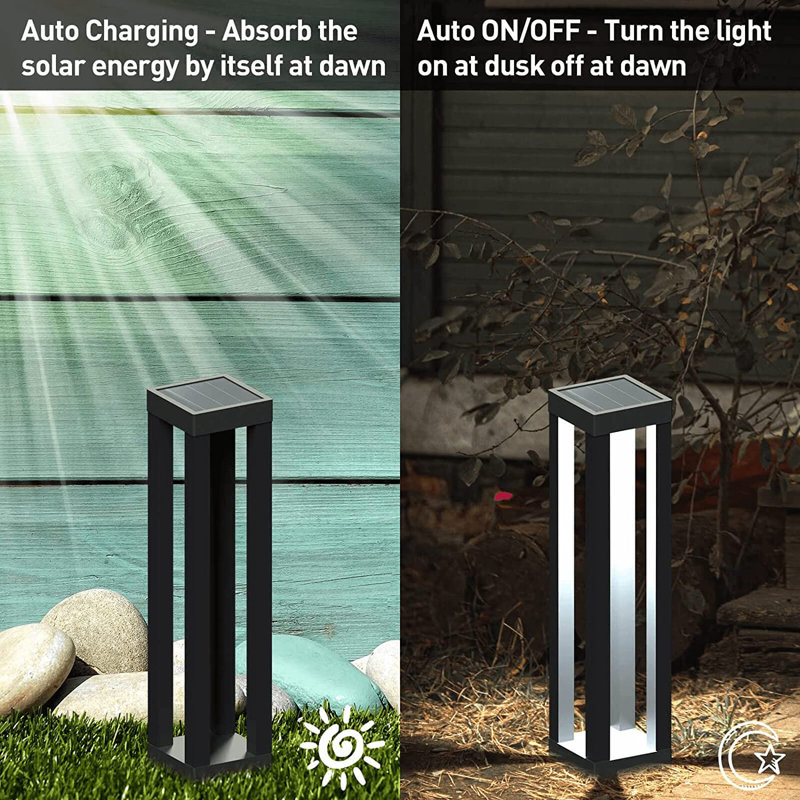 Solar Powered Integrated LED Pathway Light Pack
