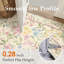Tapis floral rose en polyester tissé à la machine Floral-1593602400-1603728514