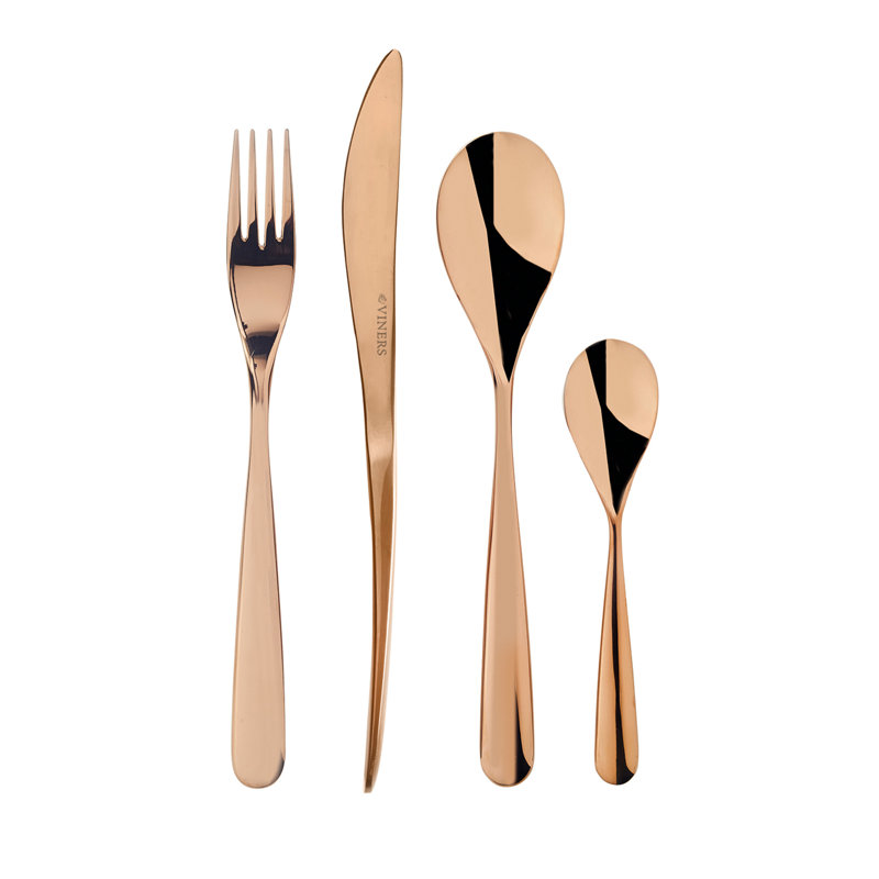 Shape 16 Piece 18/10 Stainless Steel Cutlery Set