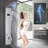 44.4'' Shower Panel with Fixed Shower Head