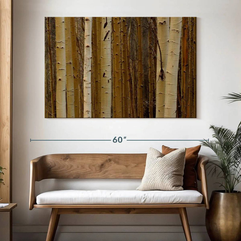 Alvord Aspen's In Winter, 34" H x 51" W