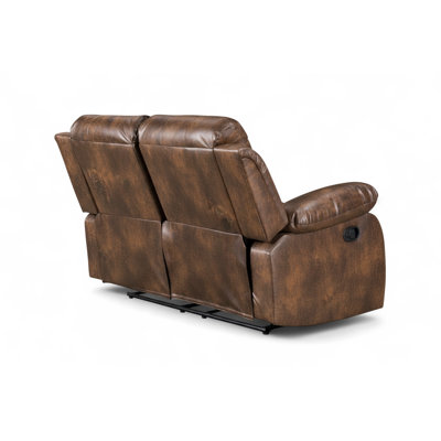 Kaylan 2 Seater Faux Leather Reclining Sofa