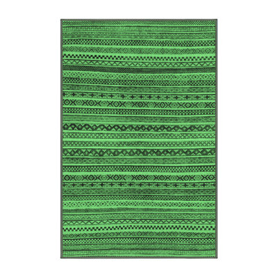 Keaster Washable Geometric Indoor Rug