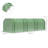 10' X 3' X 2.5' Mini Greenhouse, Portable Tunnel Green House With Roll-Up Zippered Doors, UV Waterproof Cover, Steel Frame, Green