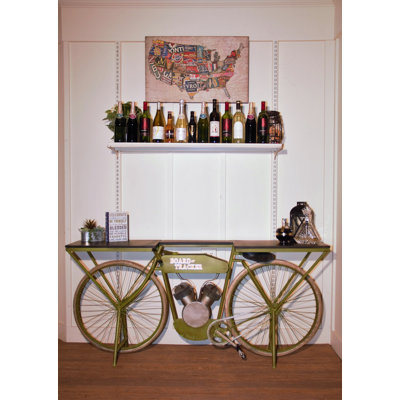 71'' Solid Wood Console Table