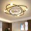 Modern ceiling fan with light, 55cm Dimmable LED ceiling fan light, 42W Timed ceiling fan with light for living room and dining room-810757266