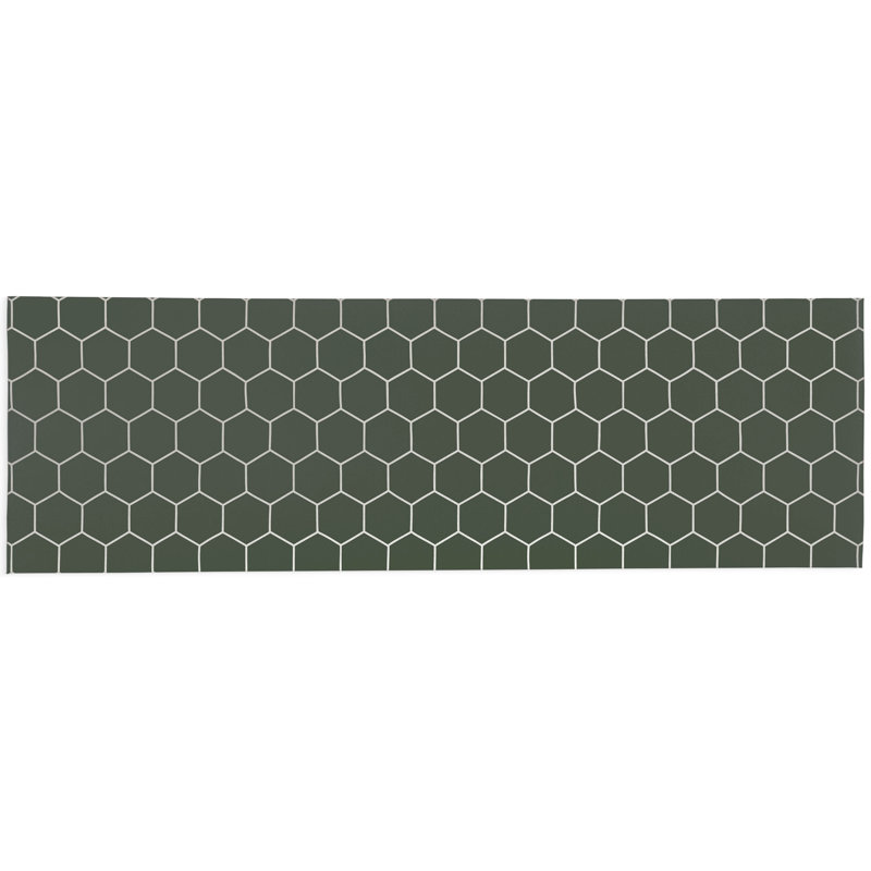 Comb Non-Slip Outdoor Rug, Runner 2'6" x 8'