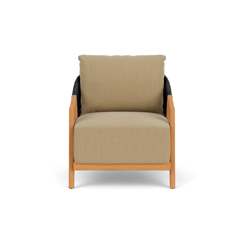 Alpine Outdoor Teak Armchair, Loveboat Saffron
