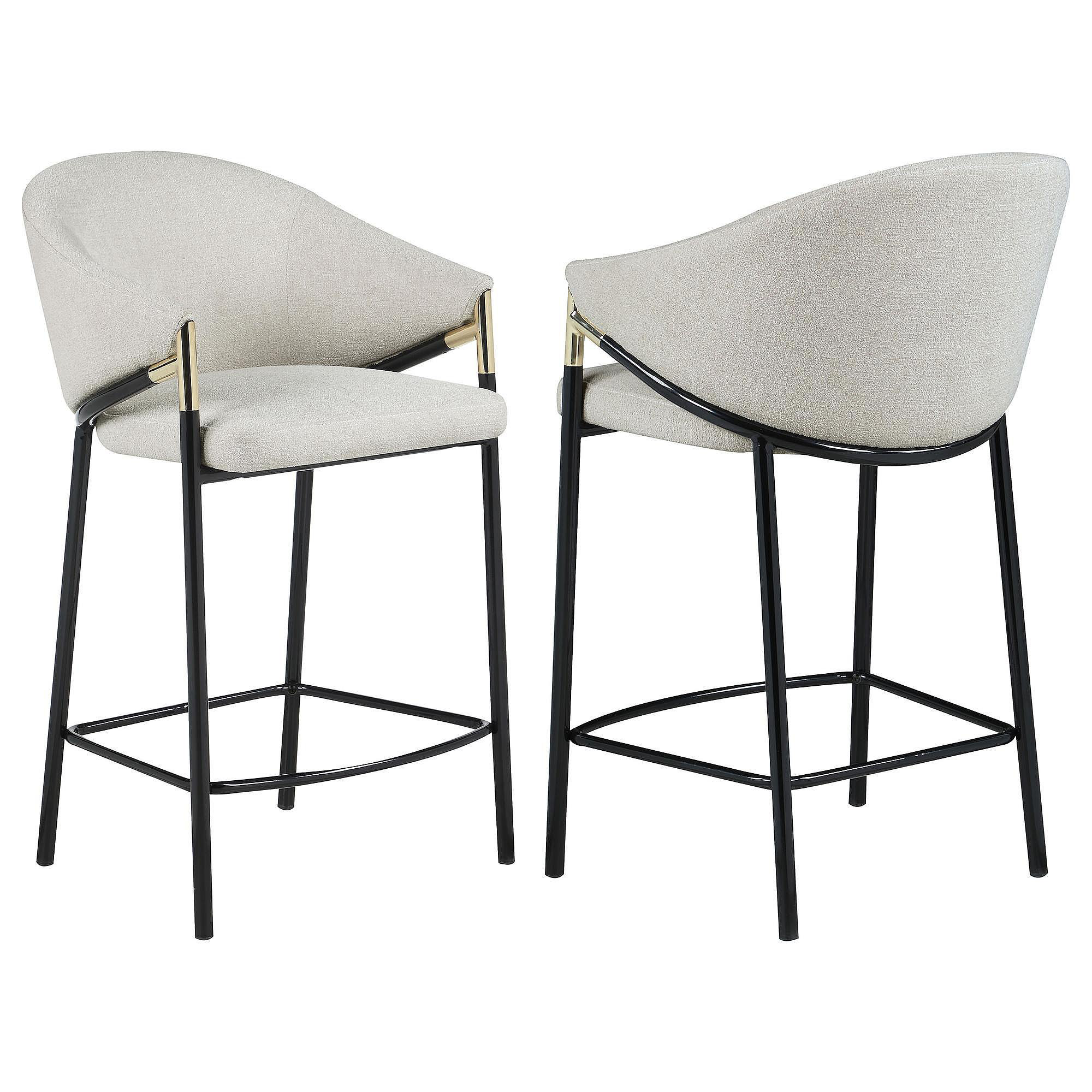 Orren Ellis Sloped Arm Counter Height Stools (Set Of 2) | Wayfair