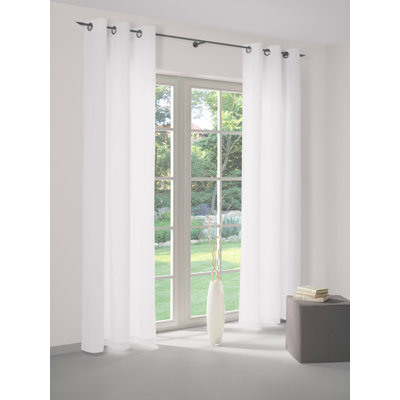 Newbury 67% Polyester And 33% Cotton Room Darkening Single Curtain Panel