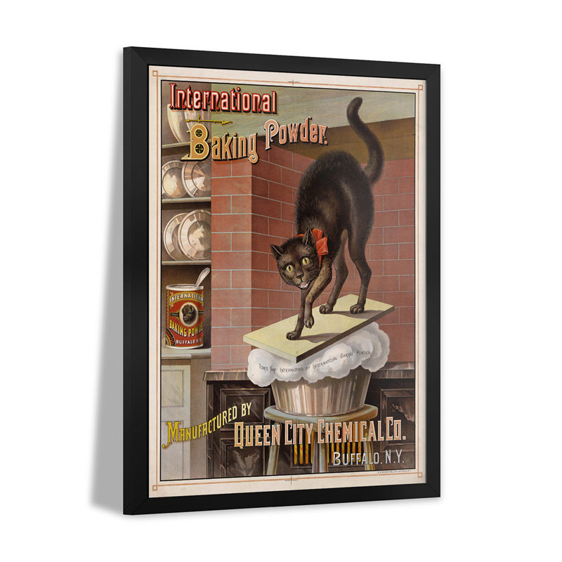 Catastrophe in the Kitchen, 1885 Premium Framed Posters, 32" H x 24" W