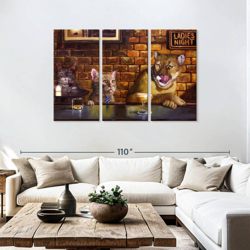 Ketti On The Prowl, 48" H x 74" W