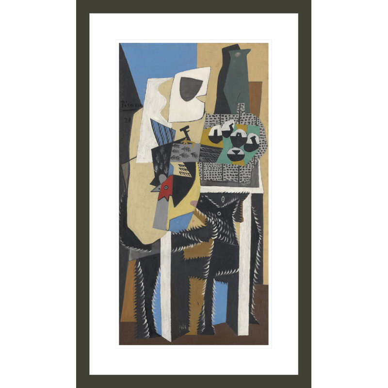 «Dog and Cock» par Pablo Picasso, impression giclée sur cadre, H 29,5 po x l 17,88 po