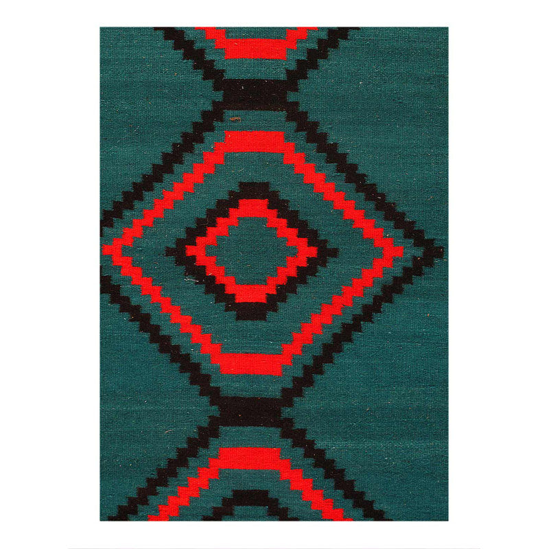 Tapis fin Navaho 3 pi 6 po x 4 pi 6 po