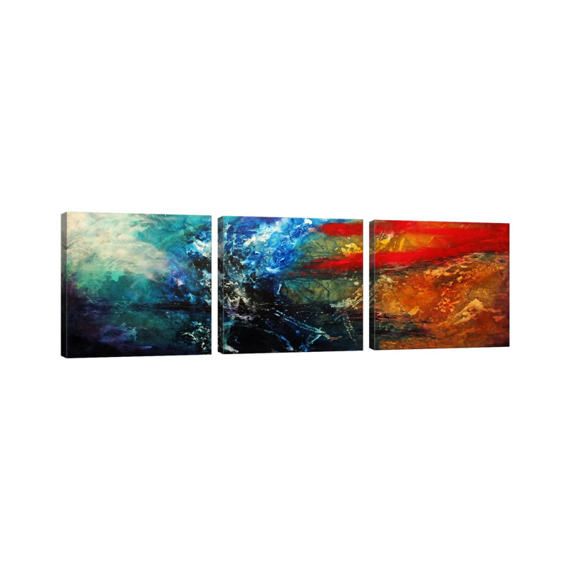 Synphonic - ensemble d'art mural sur toile tendue (ensemble de 3)