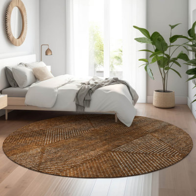 Tapis terre cuite lavable à la machine Premium Prisco