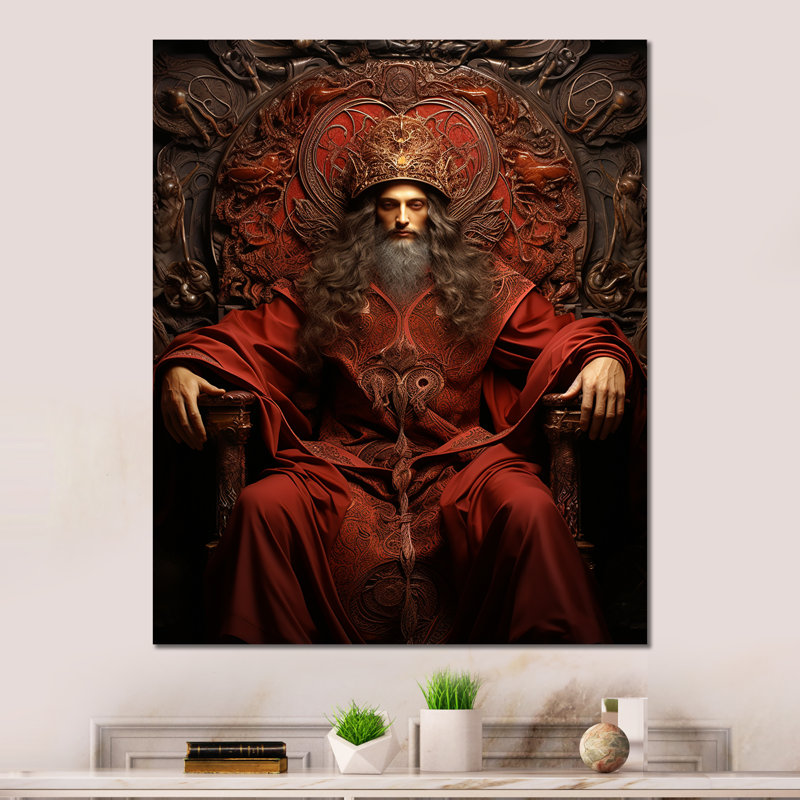 Modern Judaism Solomons Royal Throne - Judaïsme, art mural en métal, H 32 po x l 16 po