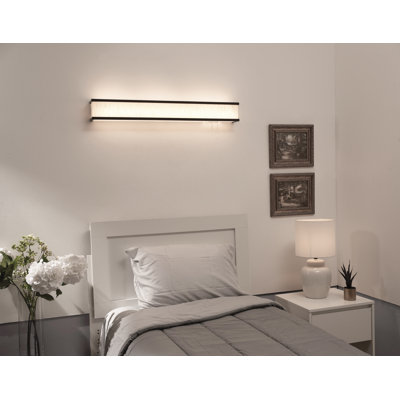 Wood LED Flush Mounted Sconce