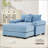 54.3" Oversized Cloud Modular Sectional Couch-1279171841