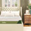 Matelas en mousse viscoélastique gélifiée rafraîchissante avec housse en bambou - Sans fibre de verre, mi-ferme, certifié CertiPUR-US-116476346